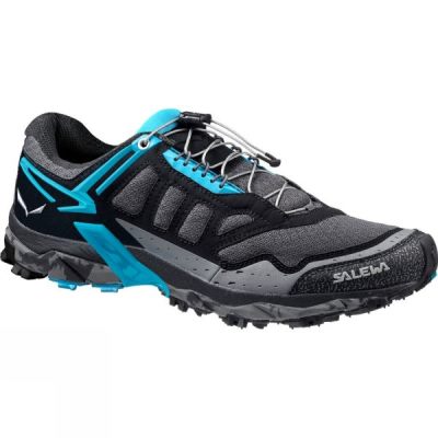 Botas de Montaña Salewa Ultra Train Mujer - Gris Oscuro / Azules - Chile RHK067194